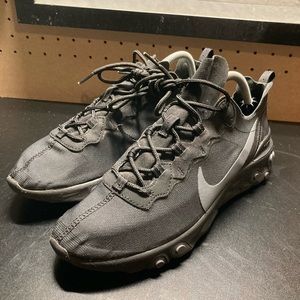 Nike React element 55 triple black
